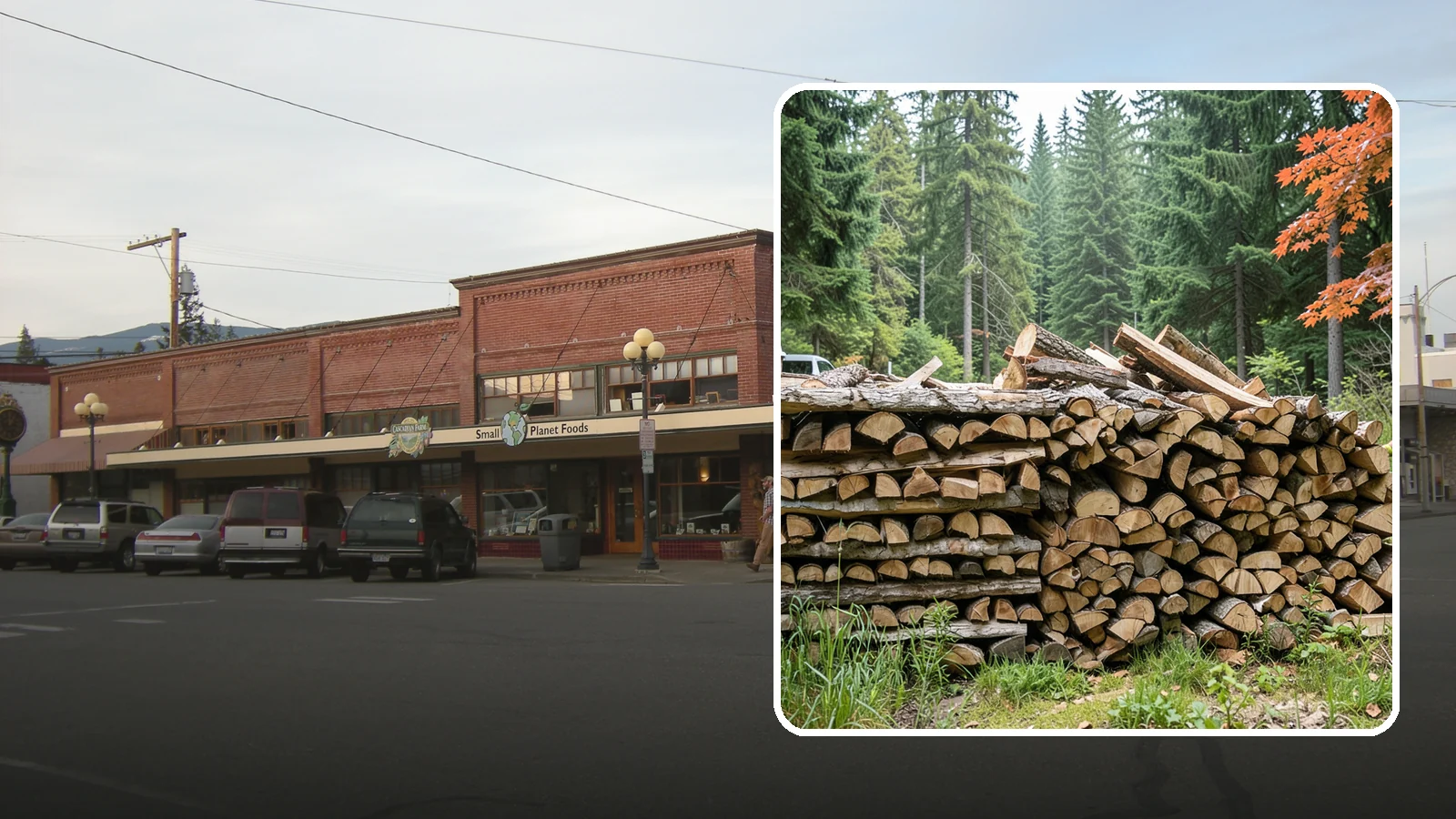 Two Cord Firewood in Sedro-Woolley, Skagit County, WA - Two full cords of seasoned firewood for households that rely on wood as a primary heat source.