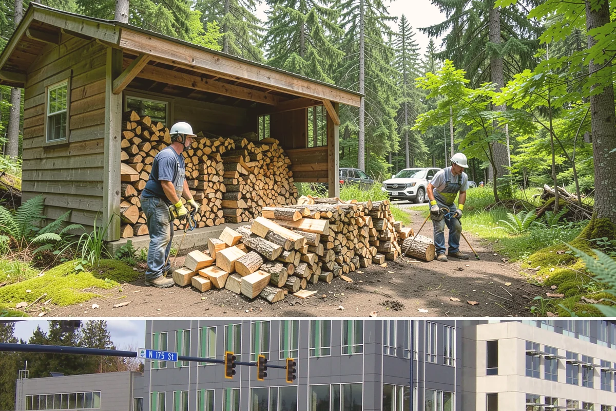 Two Cord Firewood in Shoreline, King County, WA - Secure two cords by late summer so your full winter supply is stacked and ready early.
