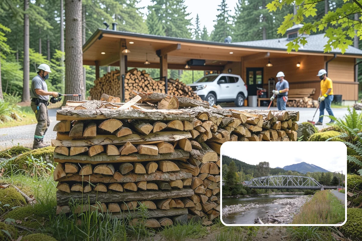 Two Cord Firewood in Skykomish, King County, WA - Ample supply for daily wood-stove heating