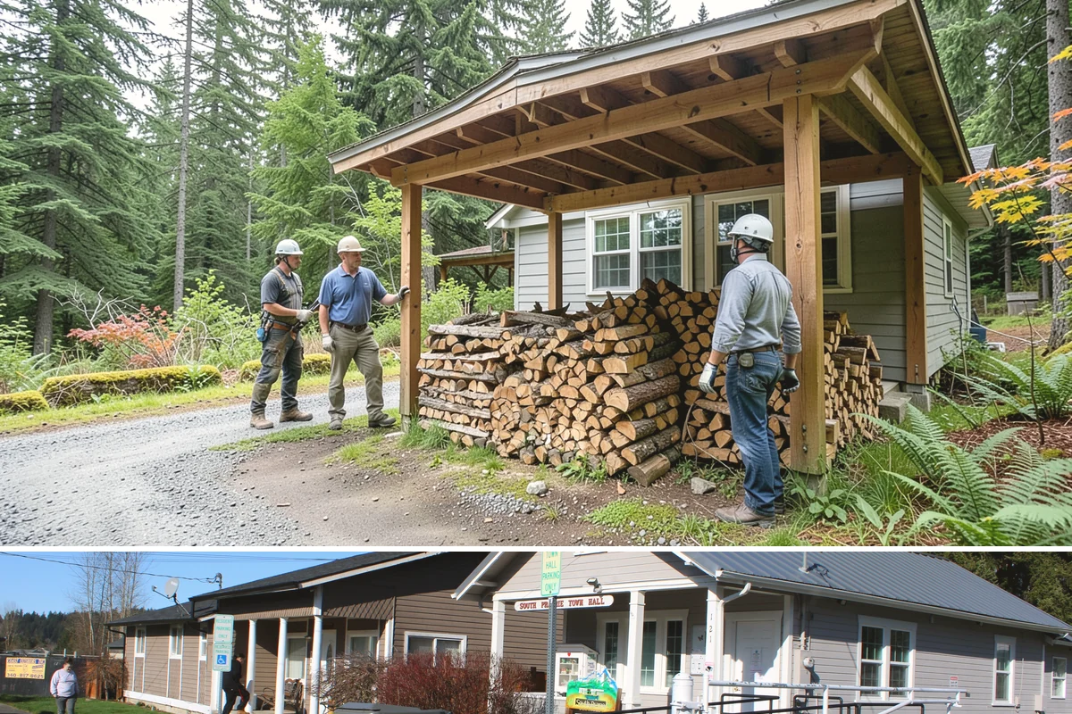 Two Cord Firewood in South Prairie, Pierce County, WA - Secure two cords by late summer so your full winter supply is stacked and ready early.