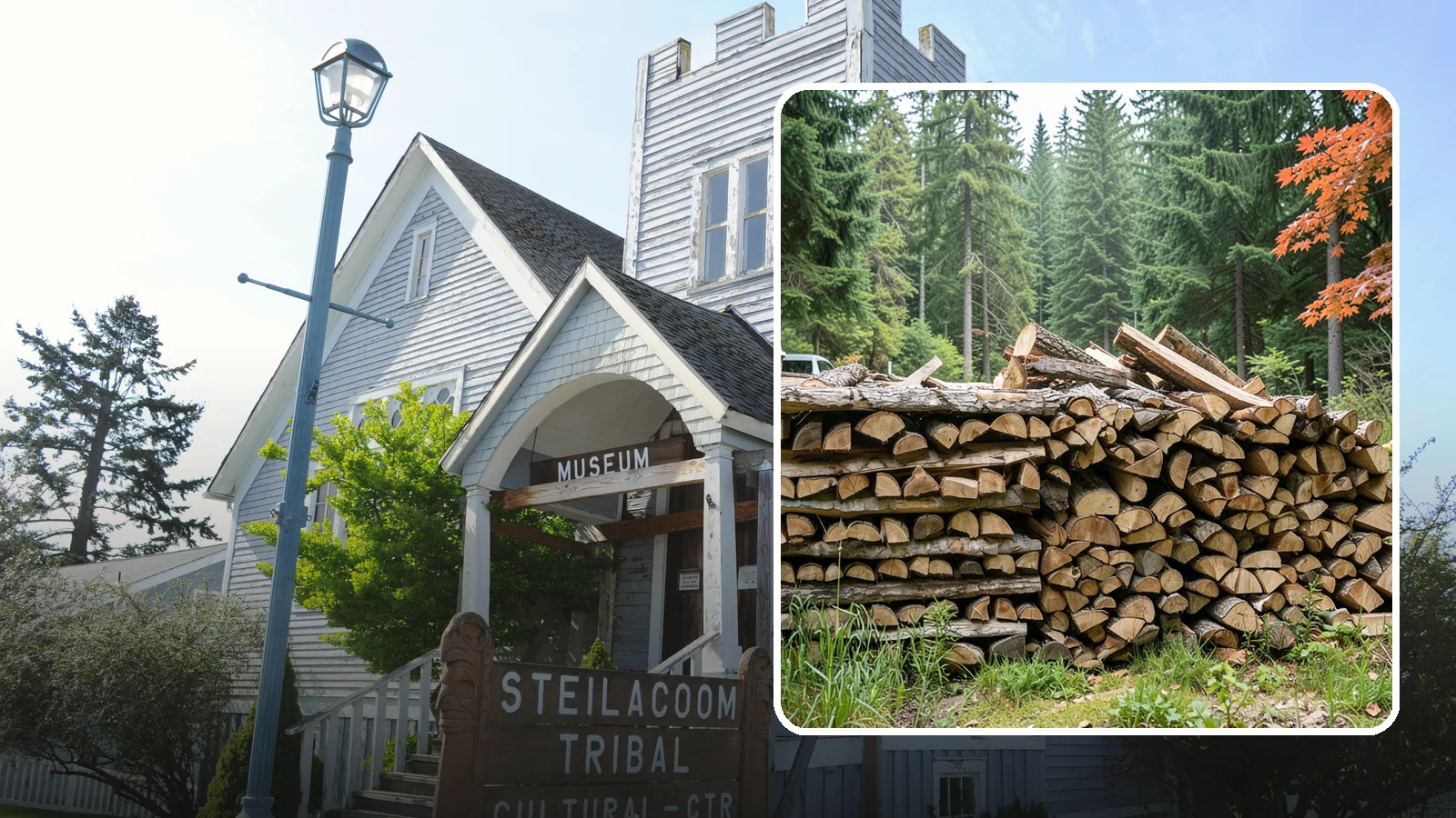 Two Cord Firewood in Steilacoom, Pierce County, WA - Two full cords of seasoned firewood for households that rely on wood as a primary heat source.