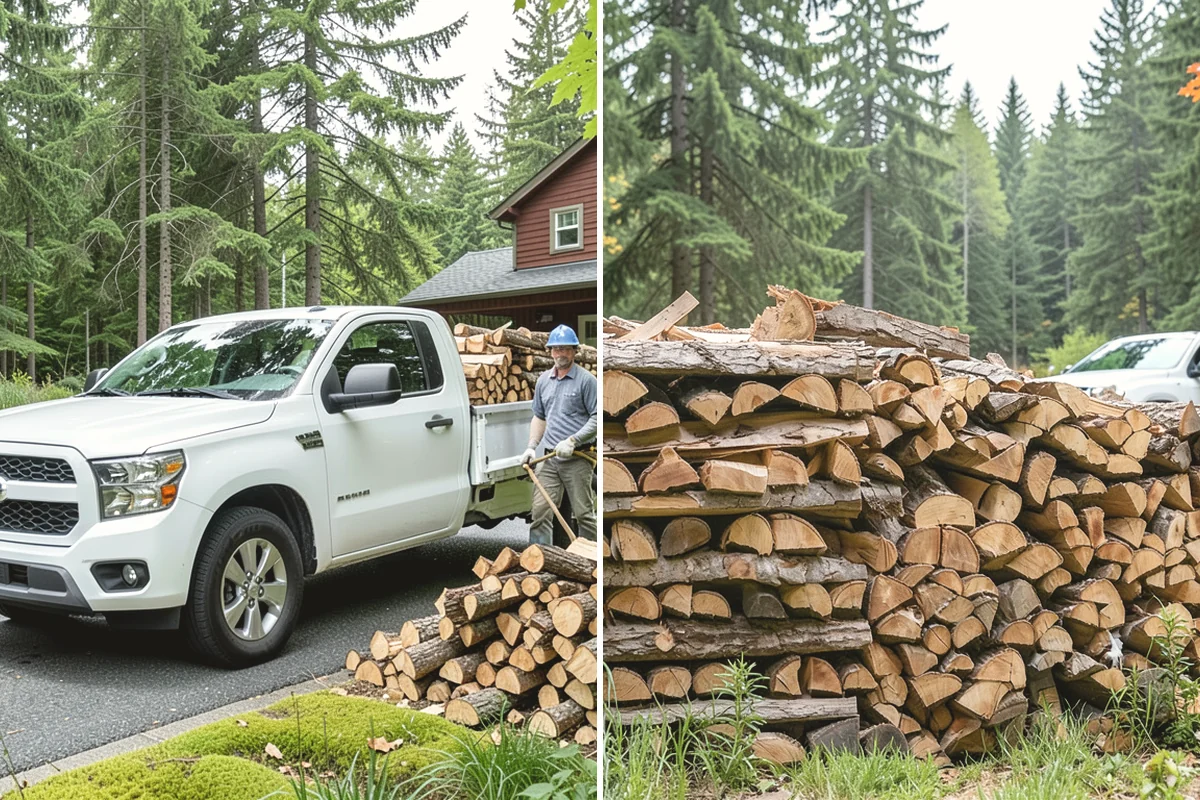 Two Cord Firewood in Steilacoom, Pierce County, WA - Place your two-cord order and set a date