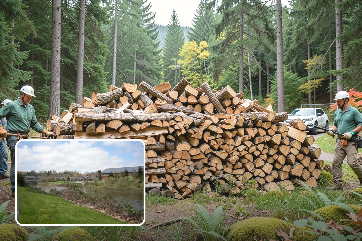 Two Cord Firewood in Tukwila, King County, WA - Ample supply for daily wood-stove heating