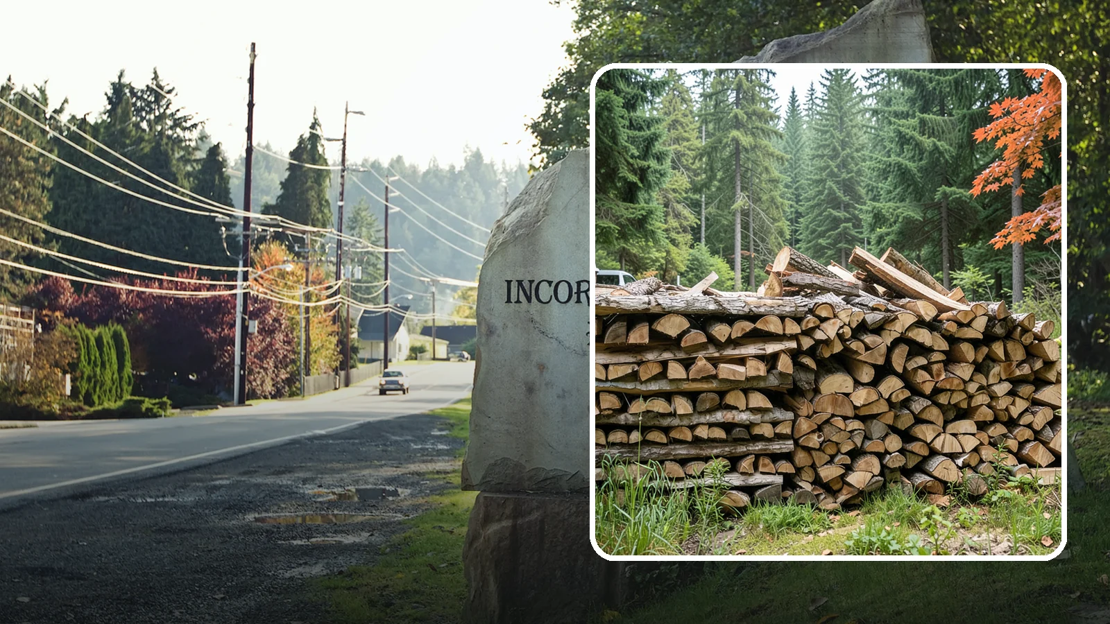 Two Cord Firewood in Wilkeson, Pierce County, WA - Two full cords of seasoned firewood for households that rely on wood as a primary heat source.