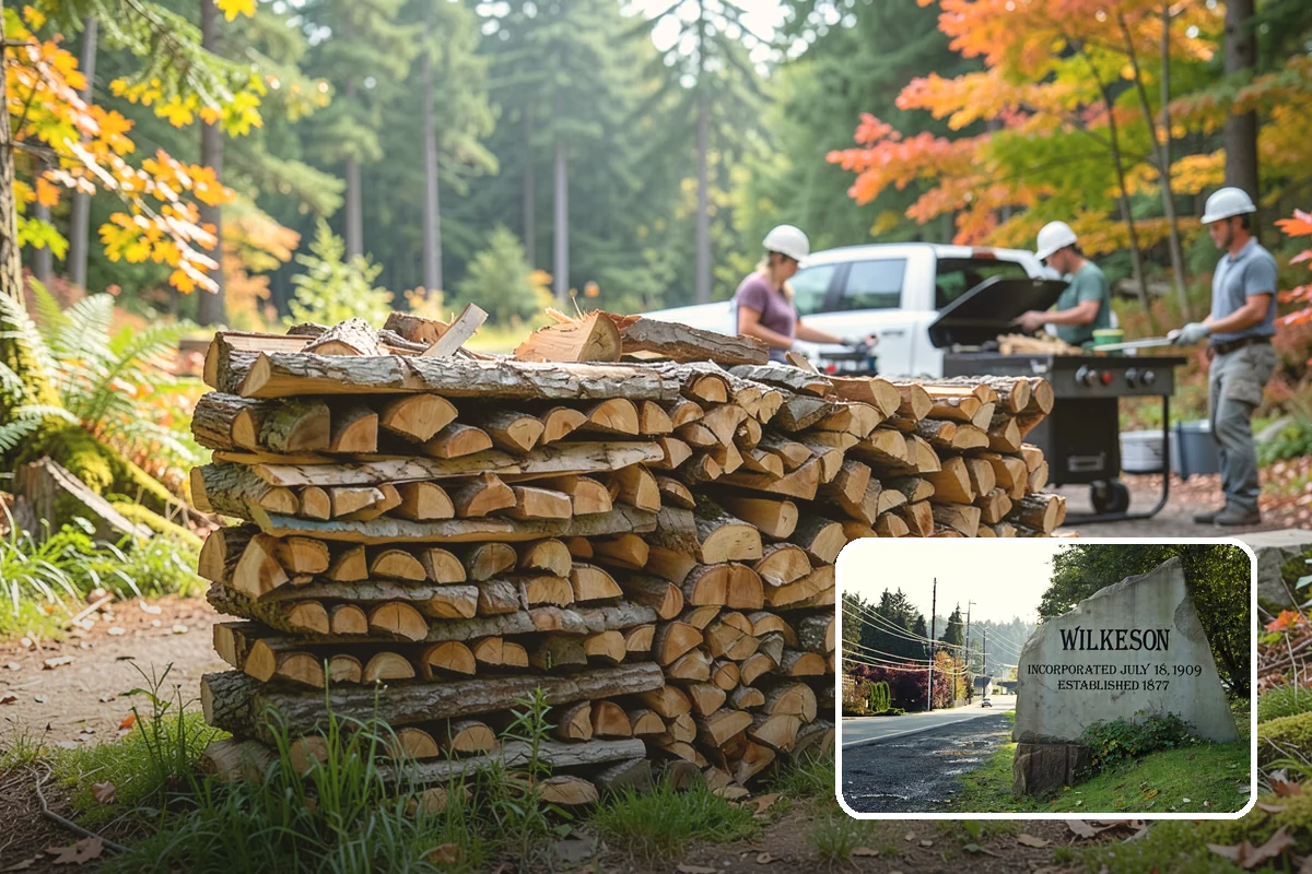 Two Cord Firewood in Wilkeson, Pierce County, WA - Ample supply for daily wood-stove heating