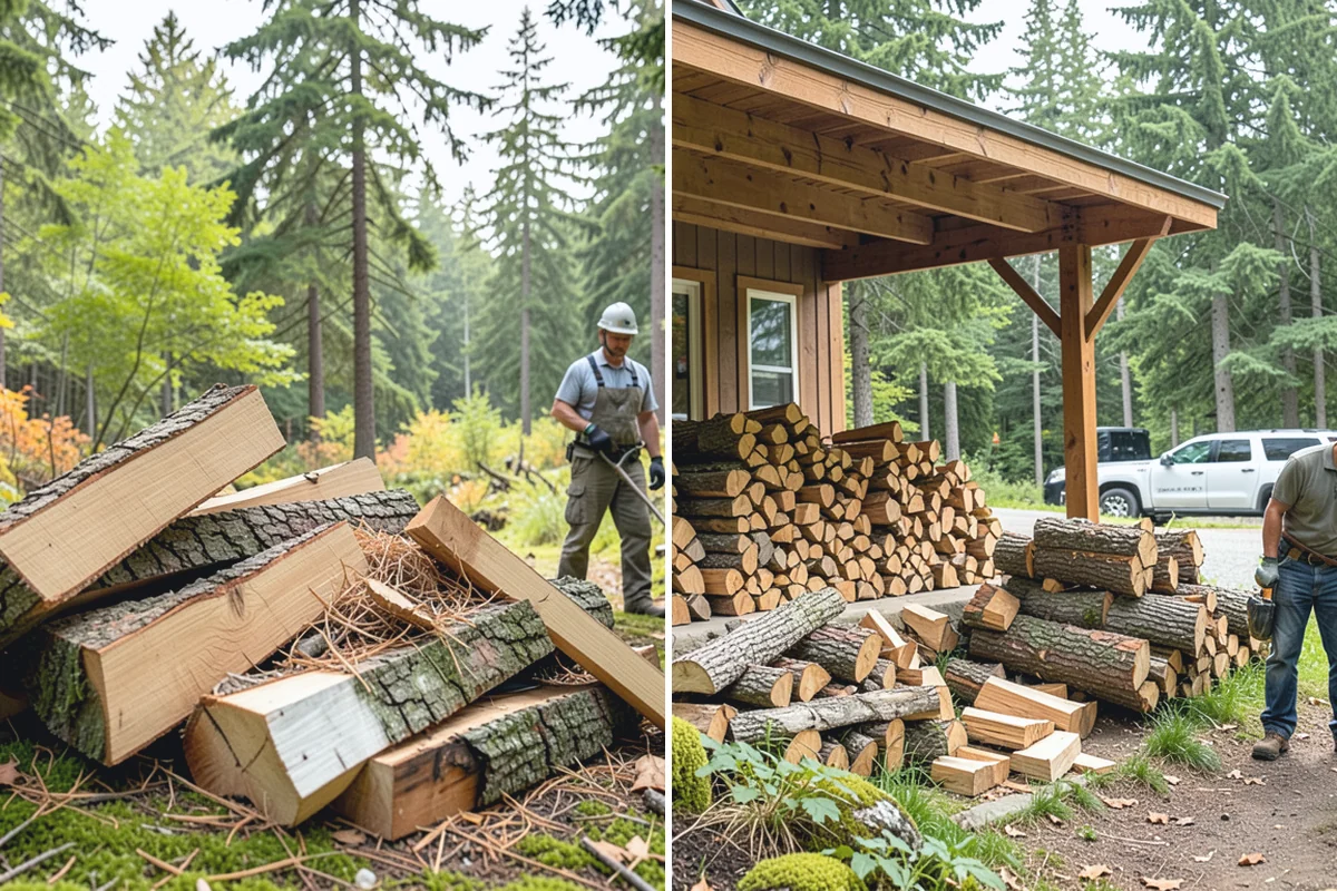 Two Cord Firewood in Wilkeson, Pierce County, WA - Place your two-cord order and set a date