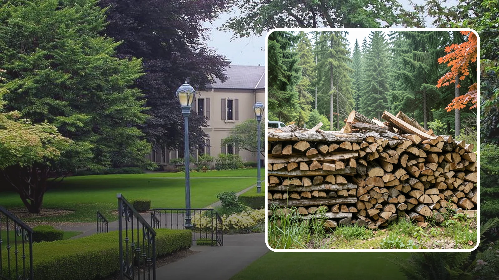 Two Cord Firewood in Woodinville, King County, WA - Two full cords of seasoned firewood for households that rely on wood as a primary heat source.