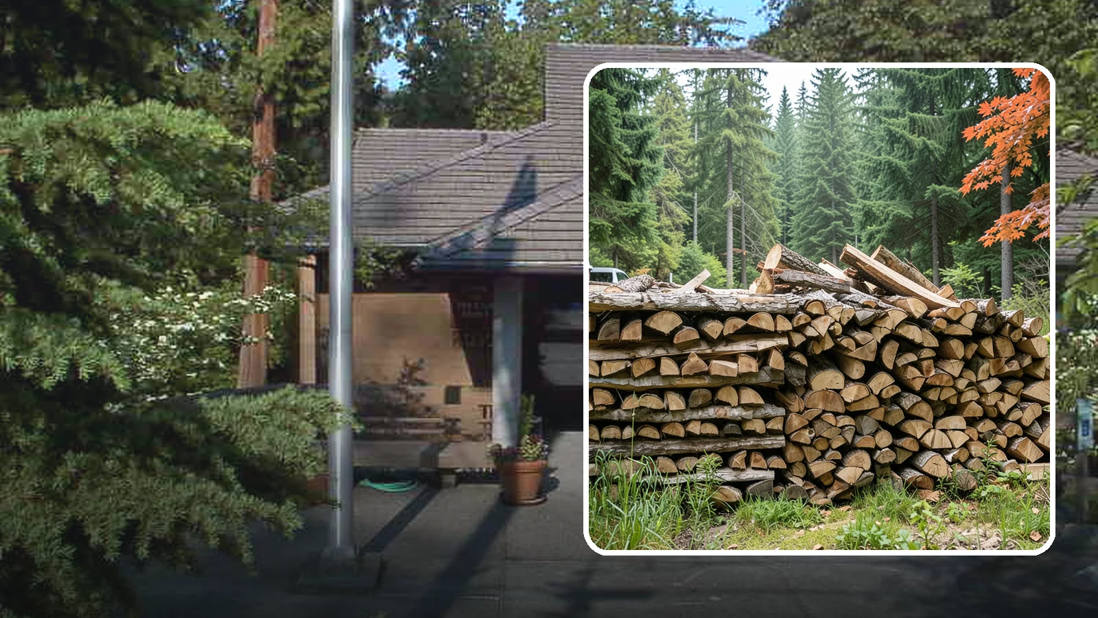 Two Cord Firewood in Yarrow Point, King County, WA - Two full cords of seasoned firewood for households that rely on wood as a primary heat source.