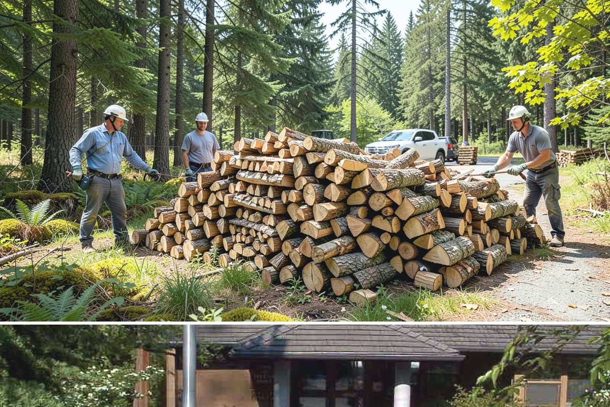 Two Cord Firewood in Yarrow Point, King County, WA - Secure two cords by late summer so your full winter supply is stacked and ready early.