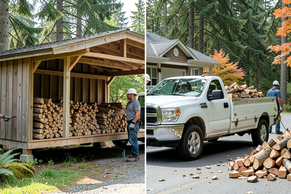Ultra-Dry Firewood in Arlington, Snohomish County, WA - We start with fully cured wood