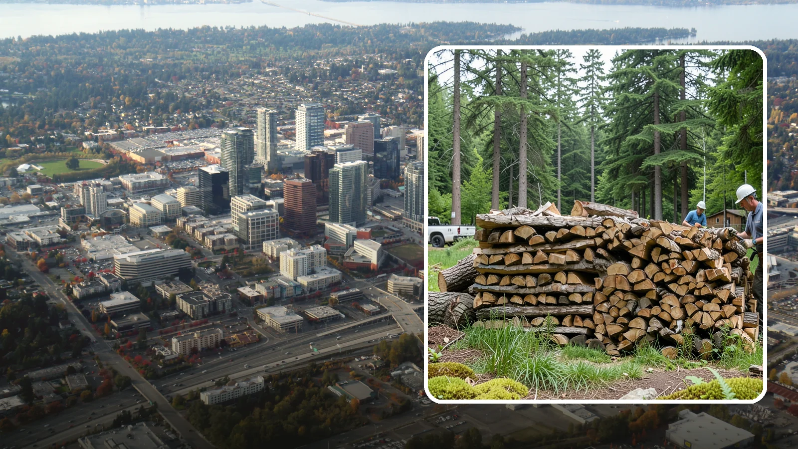 Ultra-Dry Firewood in Bellevue, King County, WA - Extra-low-moisture firewood cured well below standard levels for the cleanest possible burn.