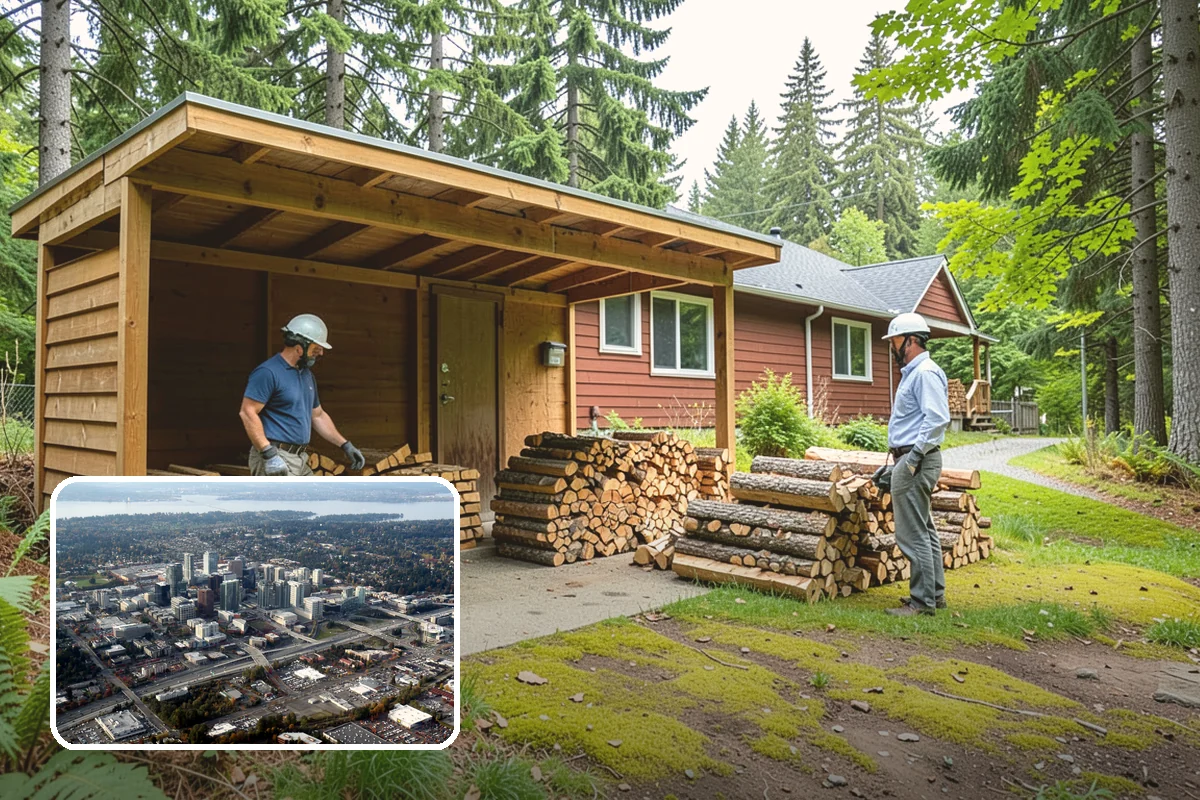 Ultra-Dry Firewood in Bellevue, King County, WA - Moisture well below the seasoned standard