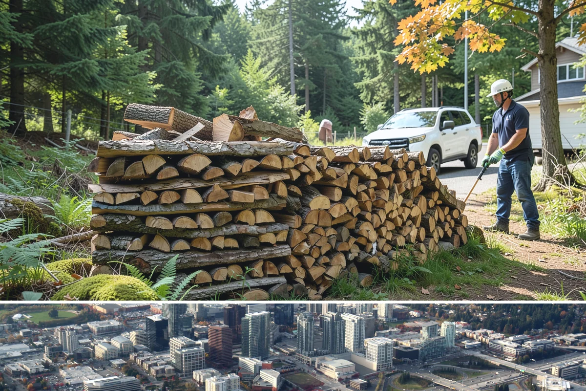 Ultra-Dry Firewood in Bellevue, King County, WA - Ideal for deep winter when maximum heat and minimal smoke are the priority.