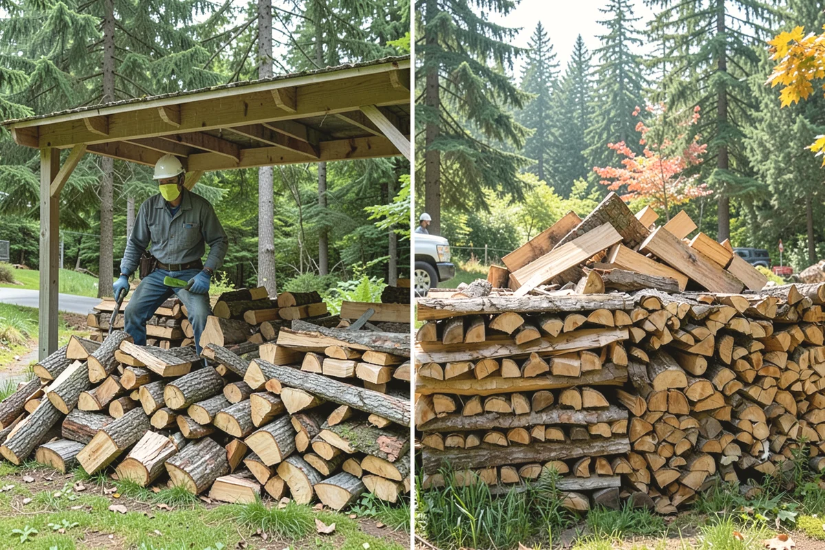 Ultra-Dry Firewood in Burien, King County, WA - We start with fully cured wood