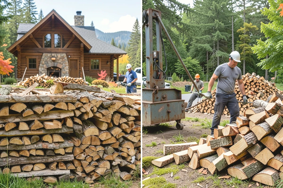 Ultra-Dry Firewood in Carbonado, Pierce County, WA - We start with fully cured wood