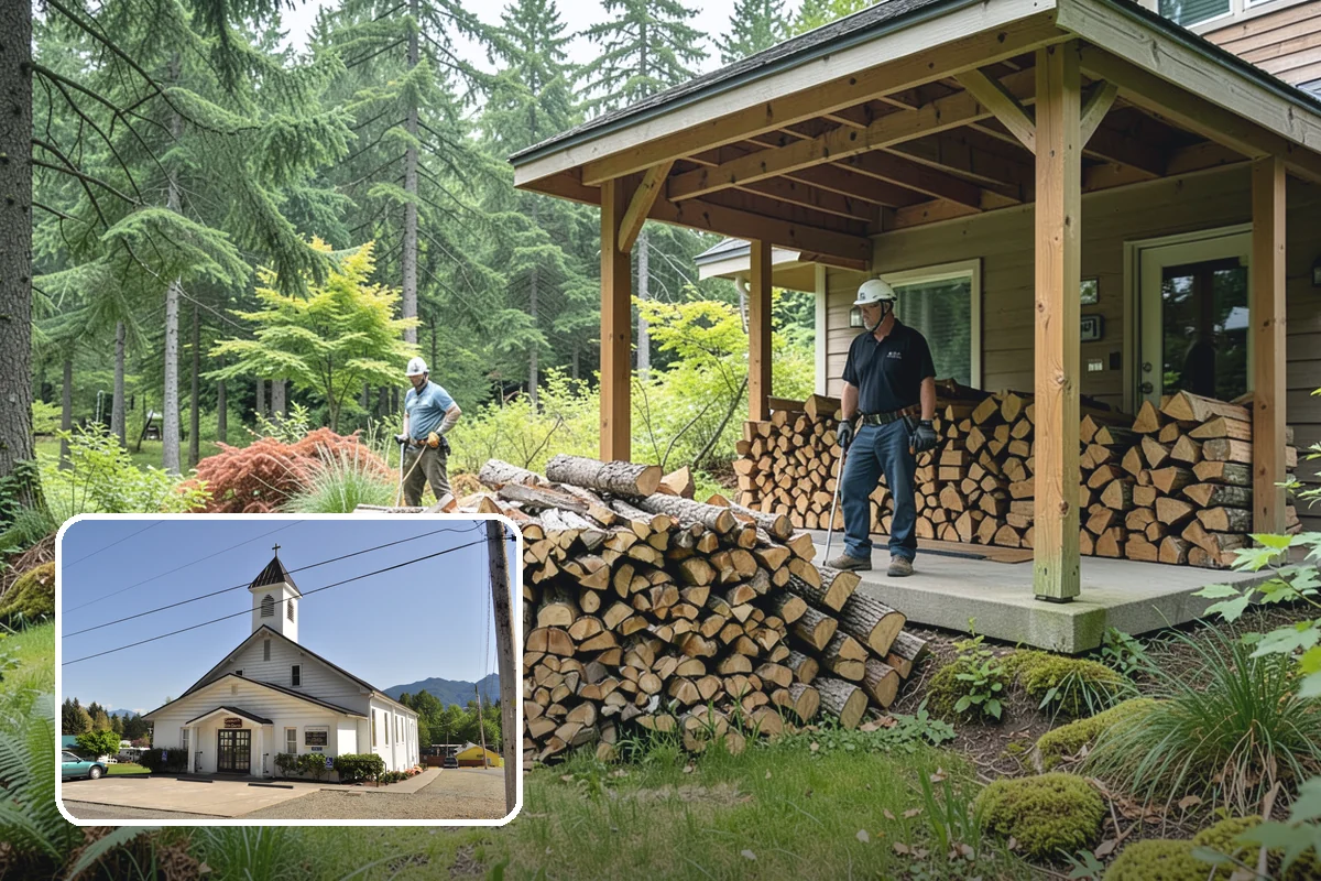 Ultra-Dry Firewood in Concrete, Skagit County, WA - Moisture well below the seasoned standard