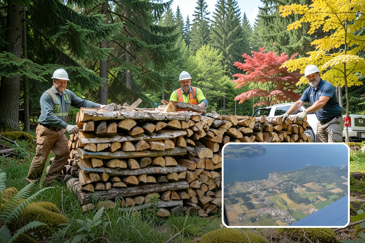 Ultra-Dry Firewood in Coupeville, Island County, WA - Moisture well below the seasoned standard