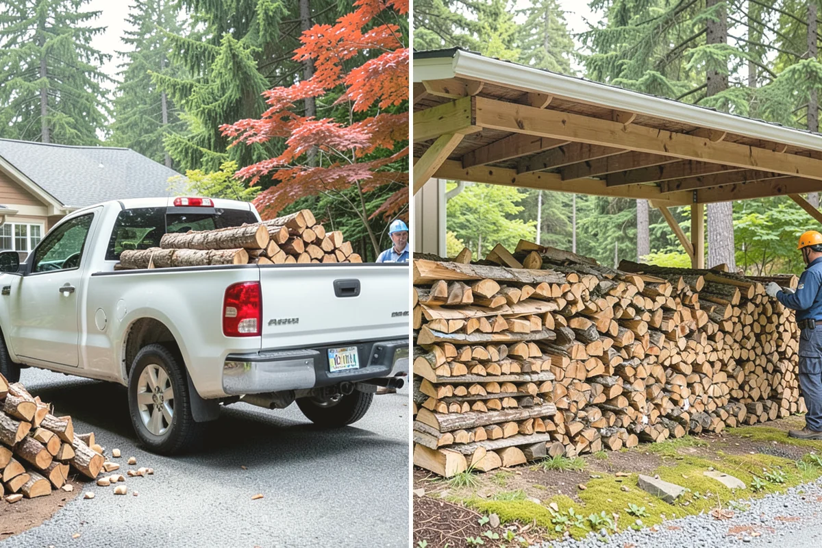 Ultra-Dry Firewood in Covington, King County, WA - We start with fully cured wood