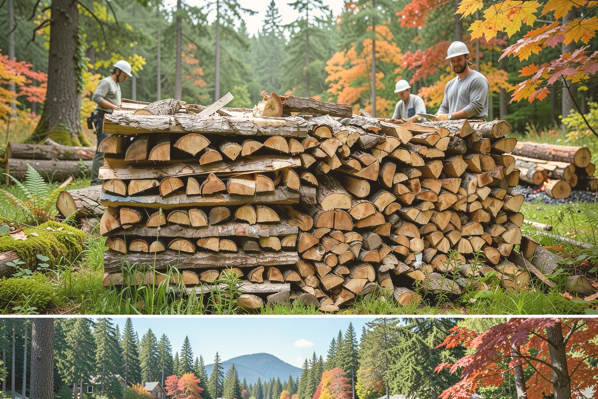 Ultra-Dry Firewood in Covington, King County, WA - Ideal for deep winter when maximum heat and minimal smoke are the priority.
