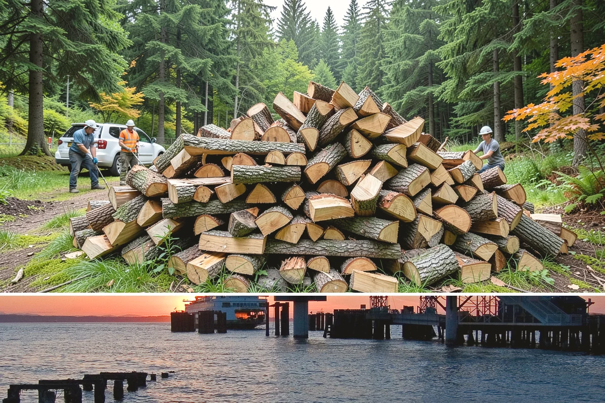 Ultra-Dry Firewood in Edmonds, Snohomish County, WA - Ideal for deep winter when maximum heat and minimal smoke are the priority.