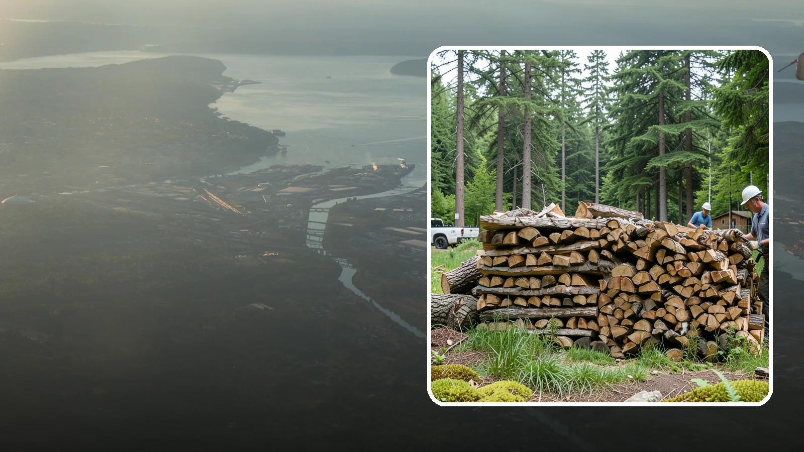 Ultra-Dry Firewood in Fife, Pierce County, WA - Extra-low-moisture firewood cured well below standard levels for the cleanest possible burn.