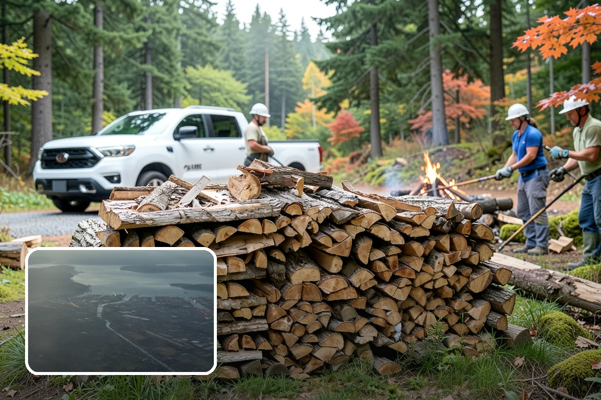 Ultra-Dry Firewood in Fife, Pierce County, WA - Moisture well below the seasoned standard