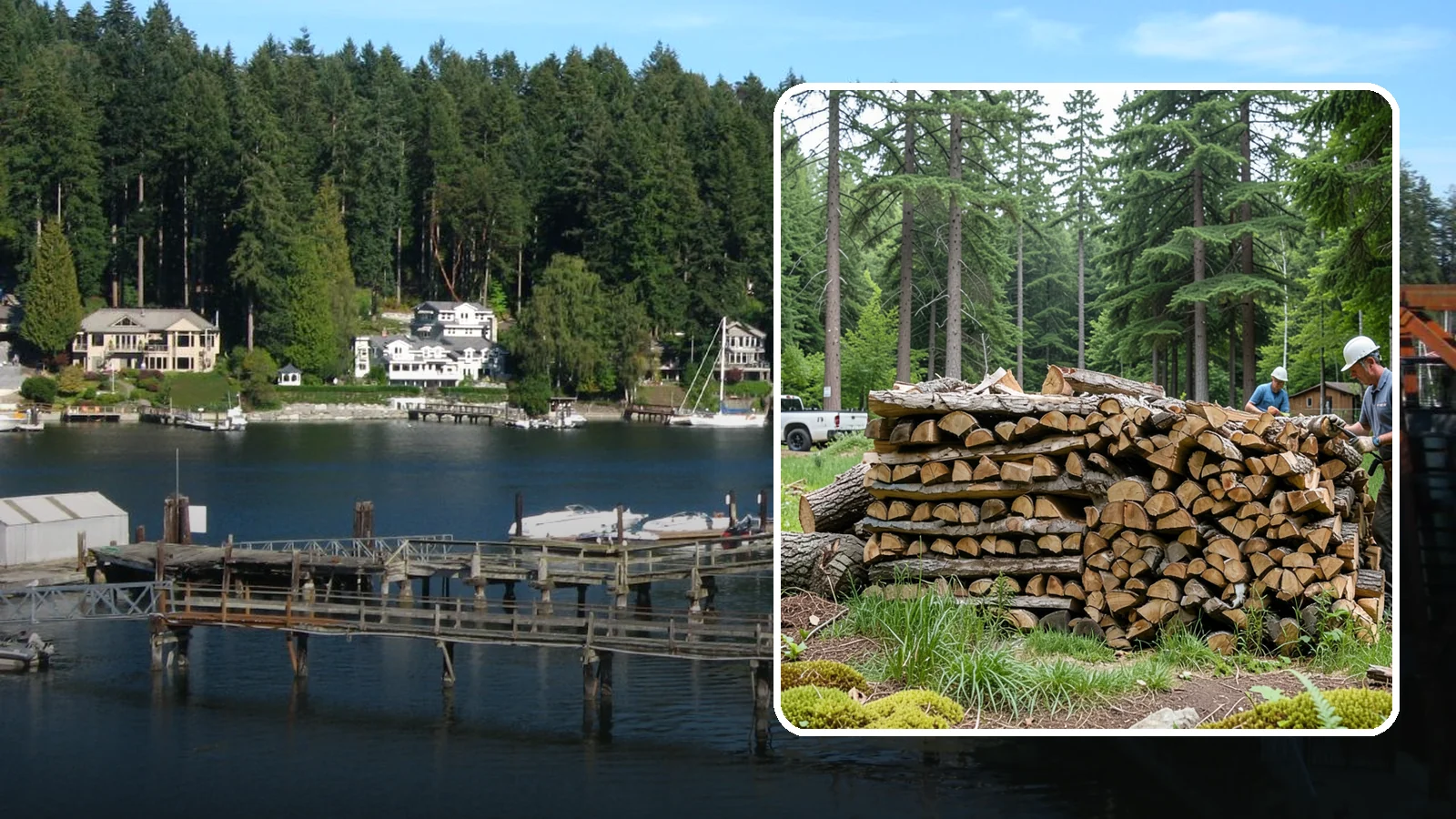 Ultra-Dry Firewood in Gig Harbor, Pierce County, WA - Extra-low-moisture firewood cured well below standard levels for the cleanest possible burn.