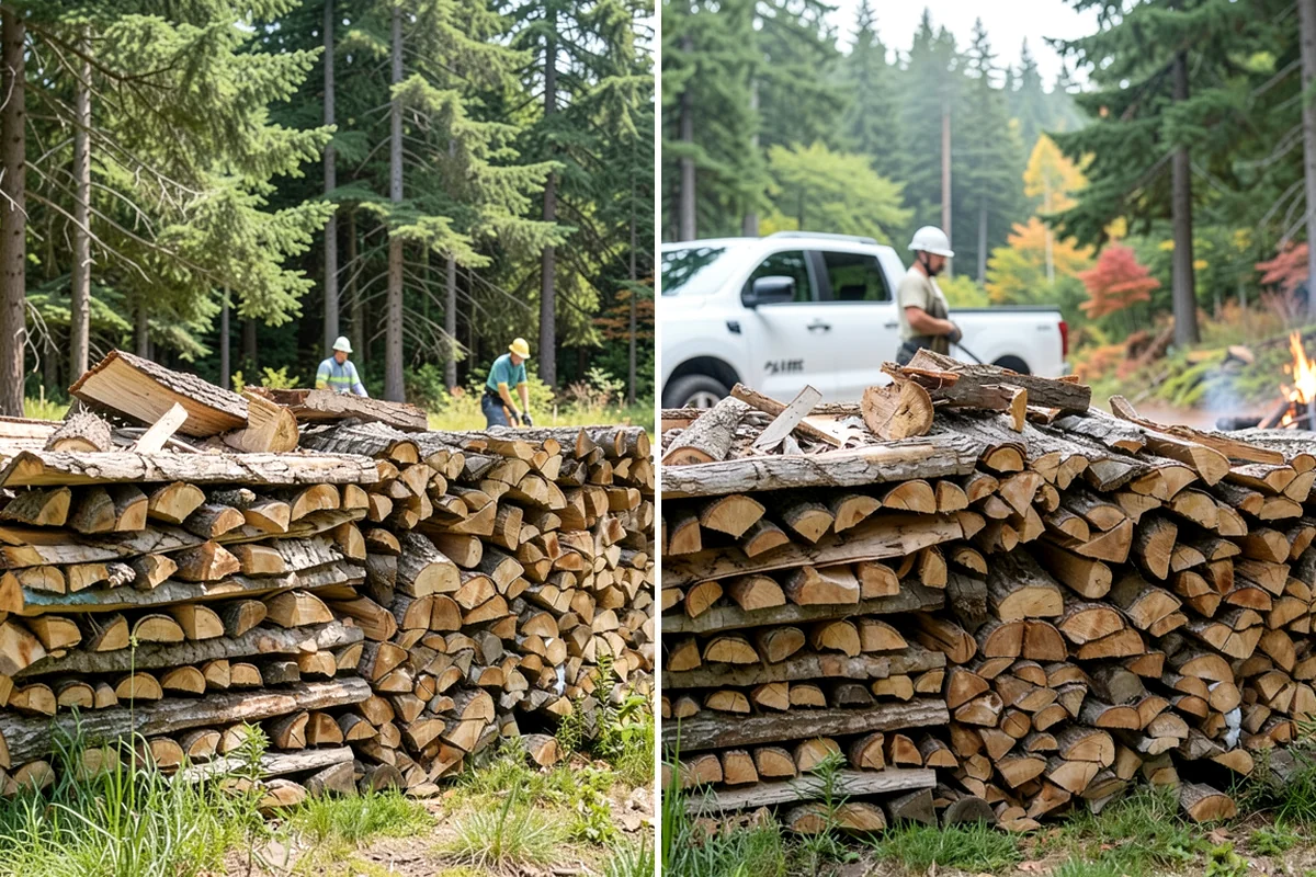 Ultra-Dry Firewood in Gig Harbor, Pierce County, WA - We start with fully cured wood