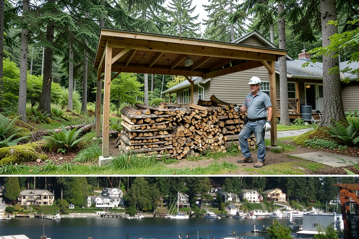 Ultra-Dry Firewood in Gig Harbor, Pierce County, WA - Ideal for deep winter when maximum heat and minimal smoke are the priority.