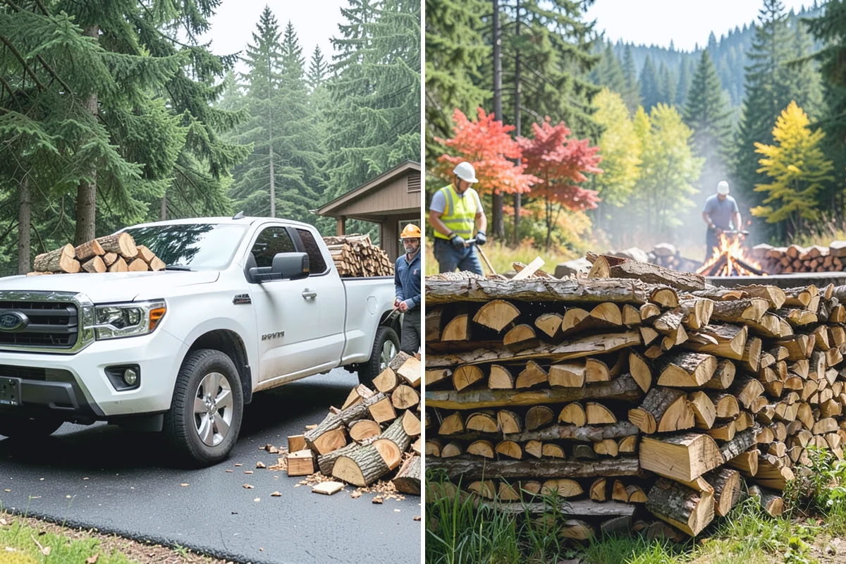 Ultra-Dry Firewood in Hamilton, Skagit County, WA - We start with fully cured wood
