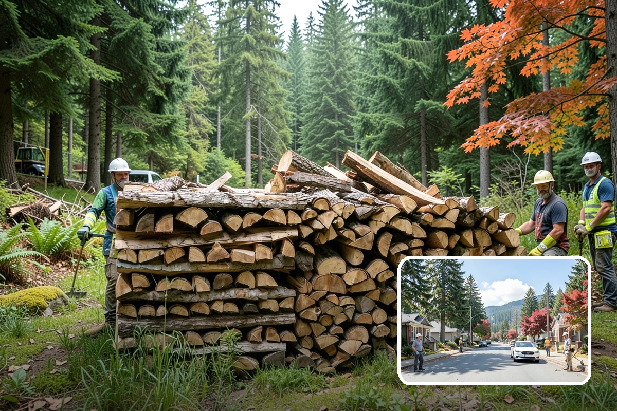 Ultra-Dry Firewood in Hunts Point, King County, WA - Moisture well below the seasoned standard