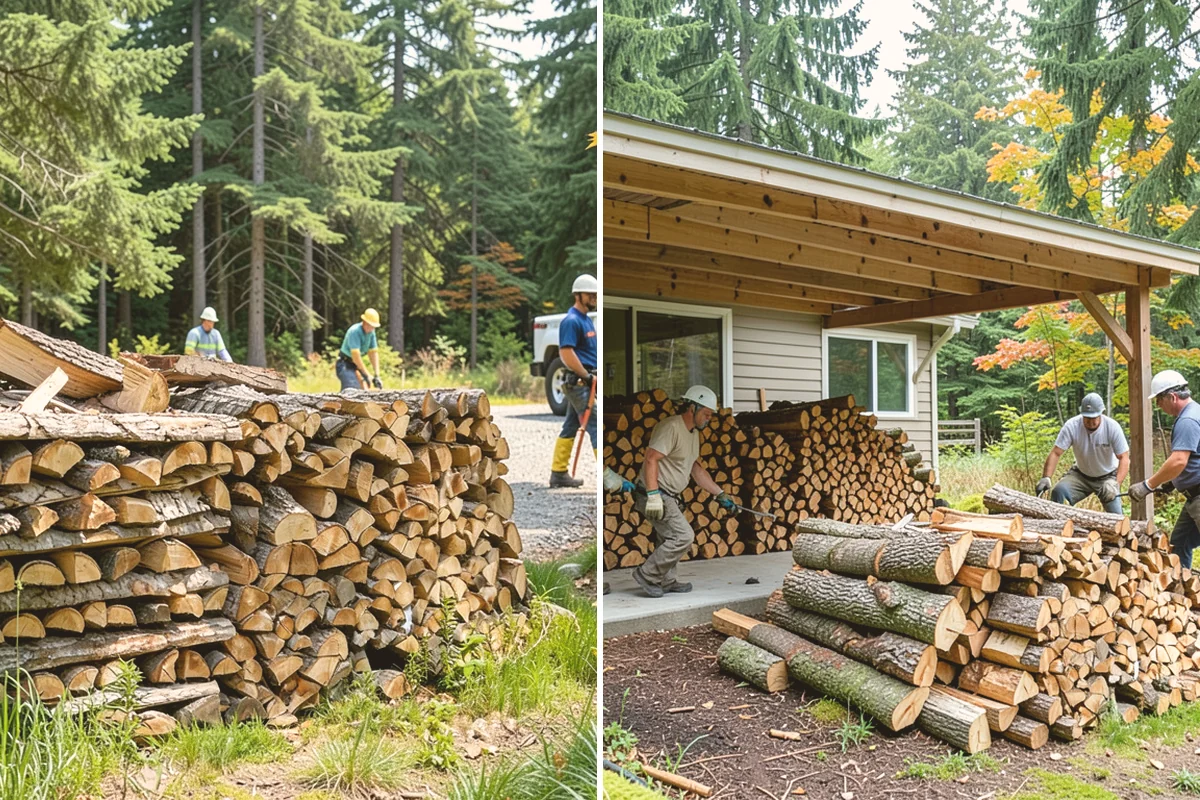 Ultra-Dry Firewood in Kirkland, King County, WA - We start with fully cured wood
