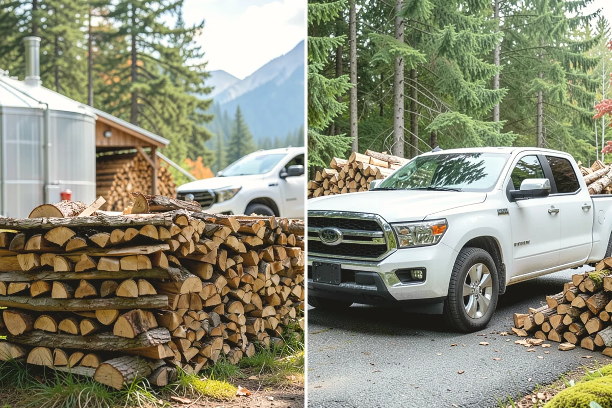 Ultra-Dry Firewood in La Conner, Skagit County, WA - We start with fully cured wood