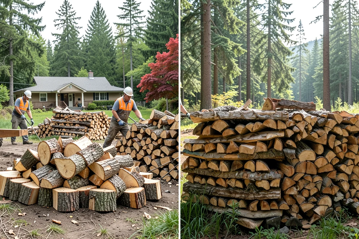 Ultra-Dry Firewood in Lake Forest Park, King County, WA - We start with fully cured wood