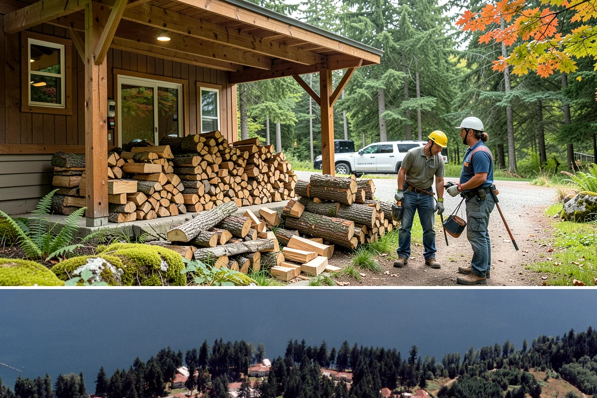 Ultra-Dry Firewood in Lakewood, Pierce County, WA - Ideal for deep winter when maximum heat and minimal smoke are the priority.