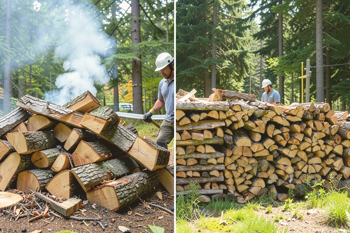 Ultra-Dry Firewood in Langley, WA - We start with fully cured wood