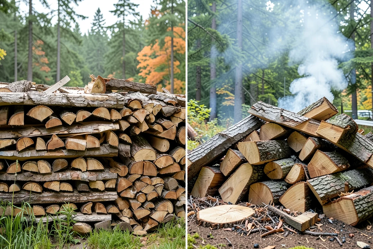Ultra-Dry Firewood in Maple Valley, King County, WA - We start with fully cured wood