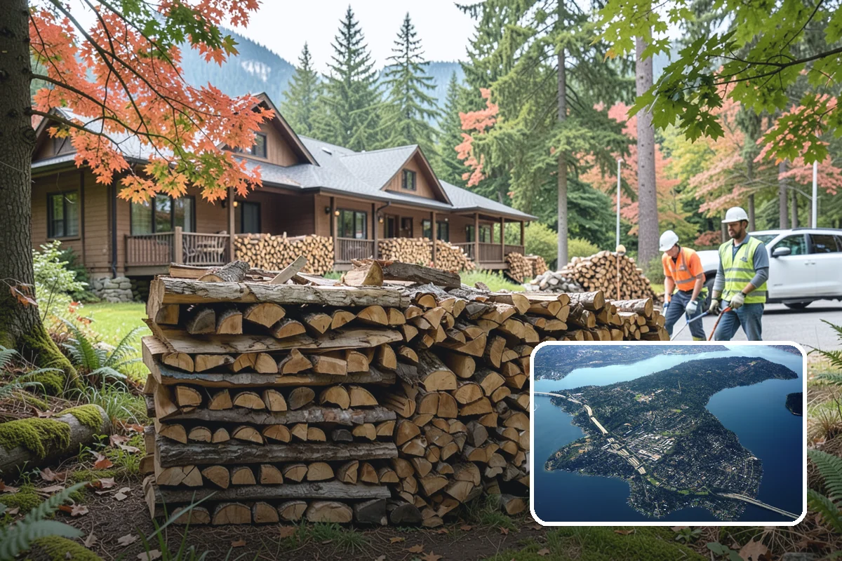 Ultra-Dry Firewood in Mercer Island, King County, WA - Moisture well below the seasoned standard