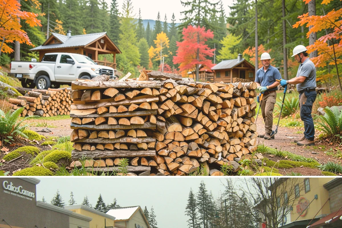 Ultra-Dry Firewood in Mill Creek, Snohomish County, WA - Ideal for deep winter when maximum heat and minimal smoke are the priority.