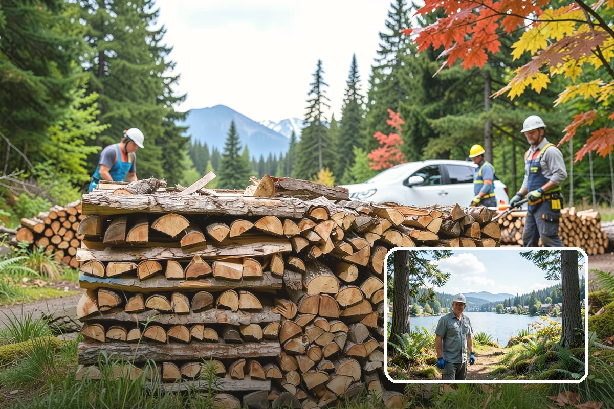Ultra-Dry Firewood in Milton, King County, WA - Moisture well below the seasoned standard