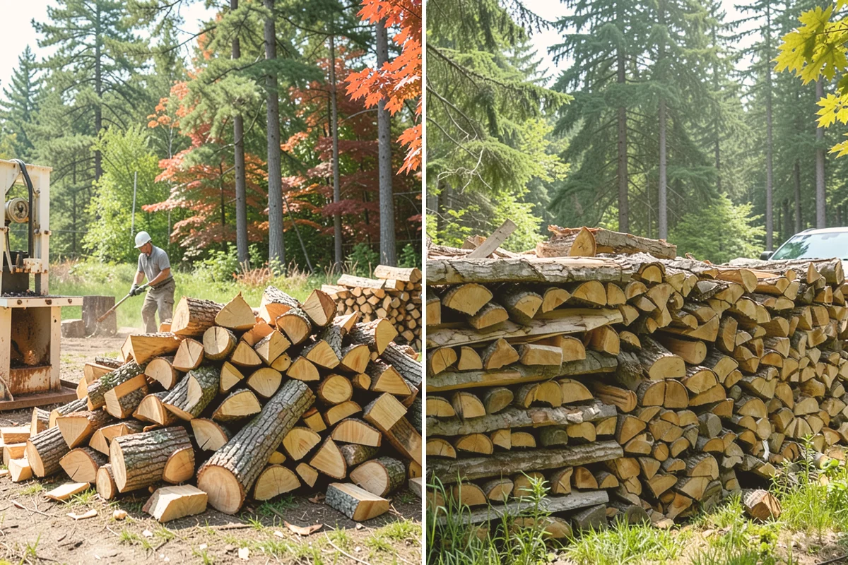 Ultra-Dry Firewood in Milton, King County, WA - We start with fully cured wood