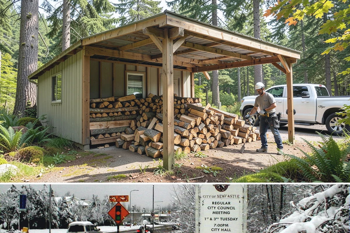 Ultra-Dry Firewood in Newcastle, King County, WA - Ideal for deep winter when maximum heat and minimal smoke are the priority.