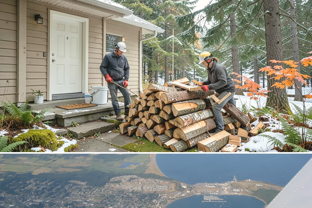 Ultra-Dry Firewood in Oak Harbor, Island County, WA - Ideal for deep winter when maximum heat and minimal smoke are the priority.
