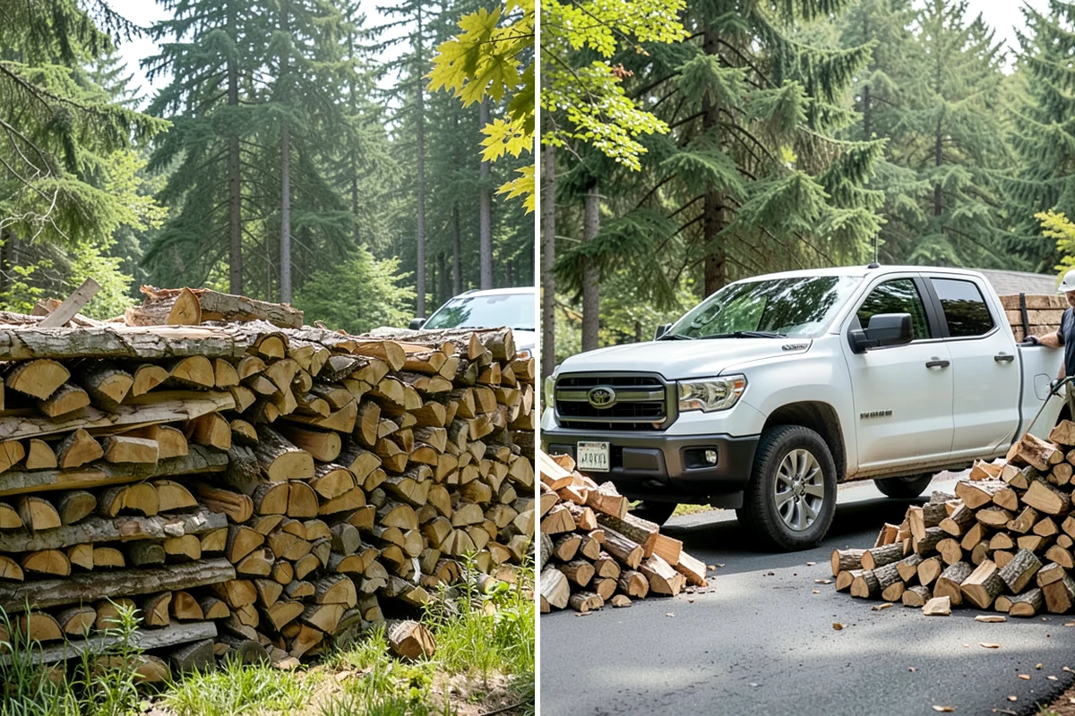 Ultra-Dry Firewood in Puyallup, Pierce County, WA - We start with fully cured wood