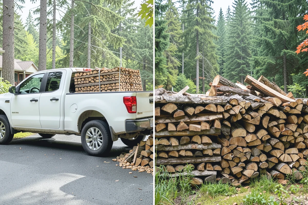 Ultra-Dry Firewood in Roy, Pierce County, WA - We start with fully cured wood
