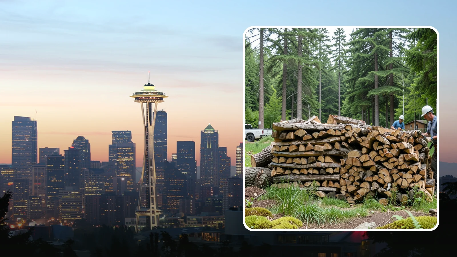 Ultra-Dry Firewood in Seattle, King County, WA - Extra-low-moisture firewood cured well below standard levels for the cleanest possible burn.