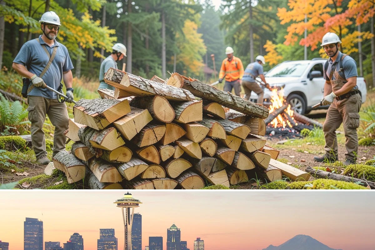 Ultra-Dry Firewood in Seattle, King County, WA - Ideal for deep winter when maximum heat and minimal smoke are the priority.