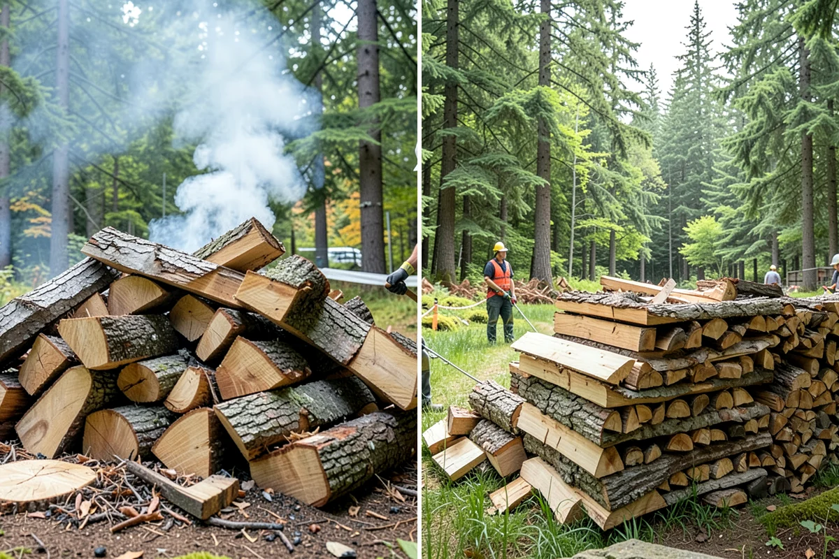 Ultra-Dry Firewood in Sedro-Woolley, Skagit County, WA - We start with fully cured wood