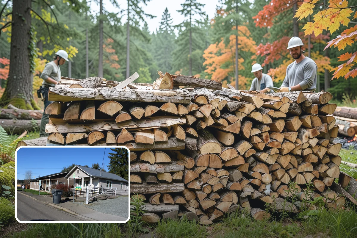 Ultra-Dry Firewood in South Prairie, Pierce County, WA - Moisture well below the seasoned standard