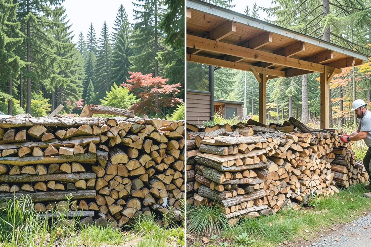 Ultra-Dry Firewood in South Prairie, Pierce County, WA - We start with fully cured wood